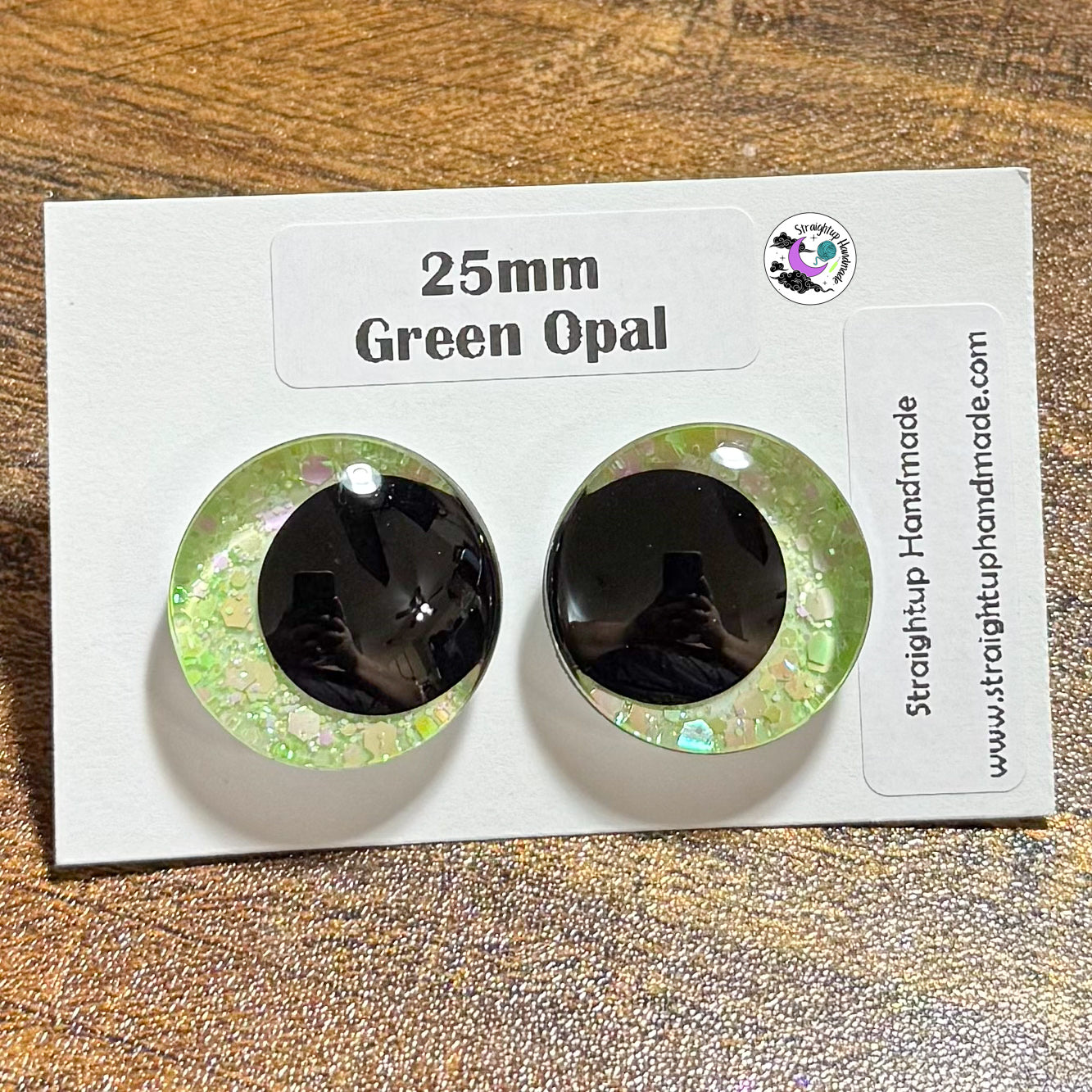 Pastel Opal Black Kawaii Safety Eyes