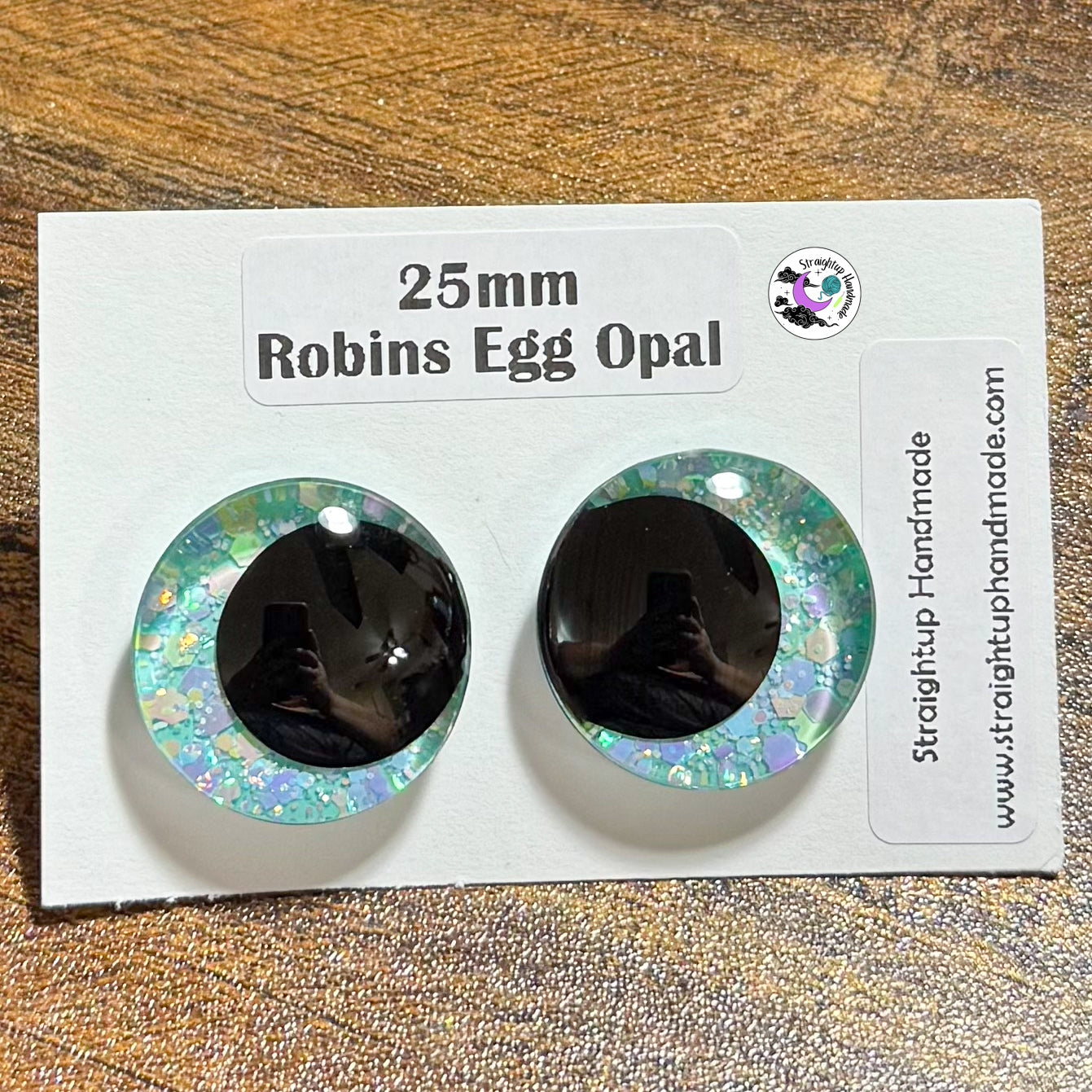 Pastel Opal Black Kawaii Safety Eyes