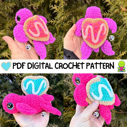 Sweetheart the Turtle Crochet Pattern