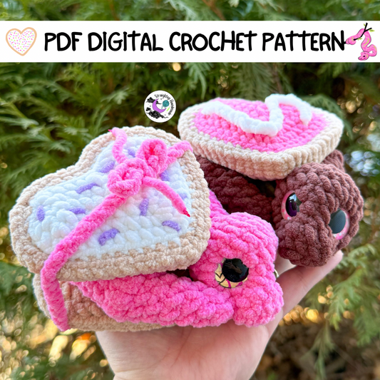 Ice Cream Snake-wich Crochet Pattern