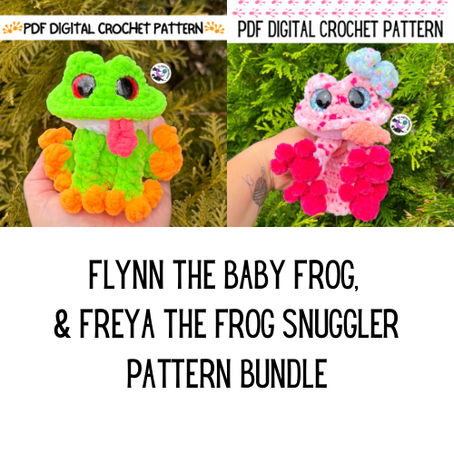 Frog BUNDLE Crochet Pattern