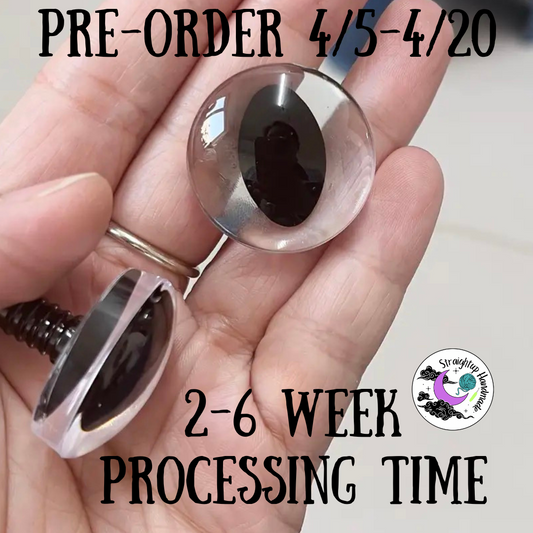 PRE-ORDER slit/dragon pupil sinker eyes