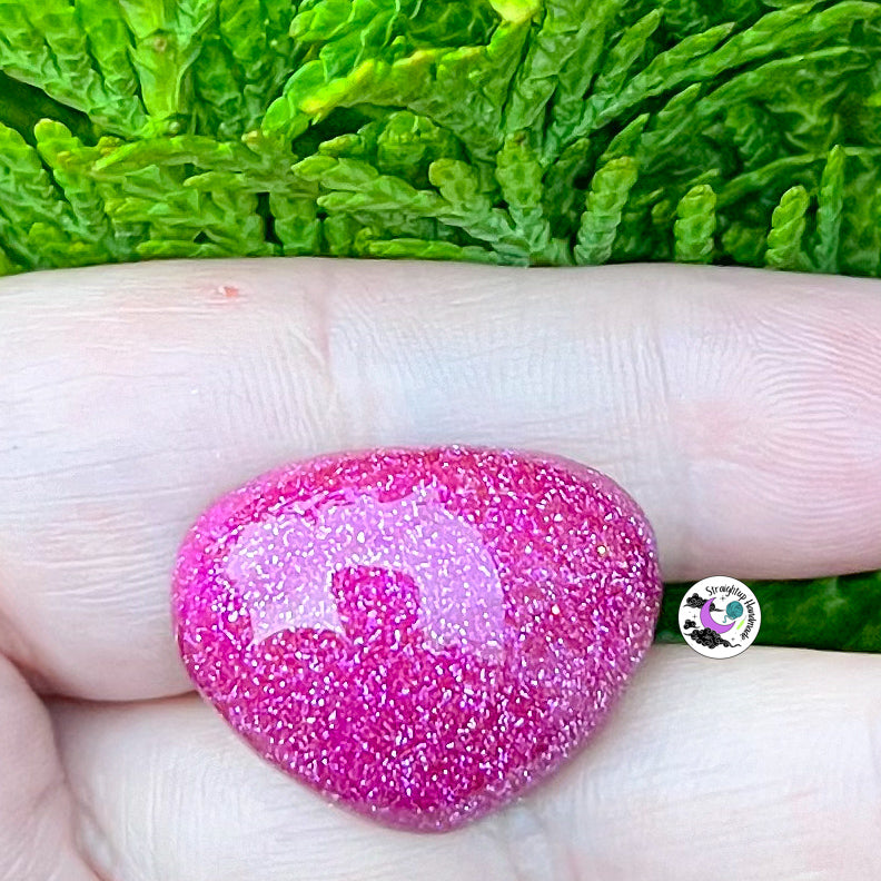 Neon Glitter Safety Noses, Hand Painted