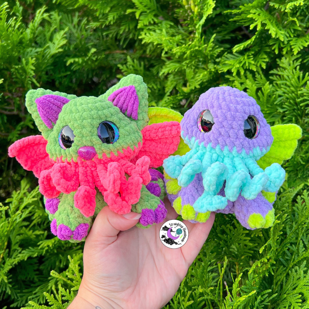 Cathulhu & Cthulhu Crochet Pattern