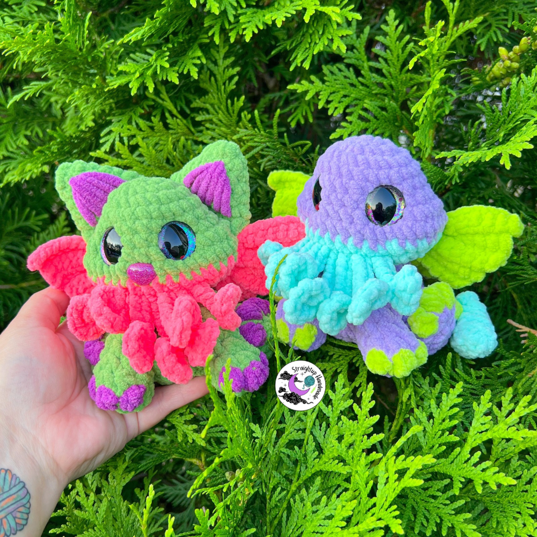 Cathulhu & Cthulhu Crochet Pattern